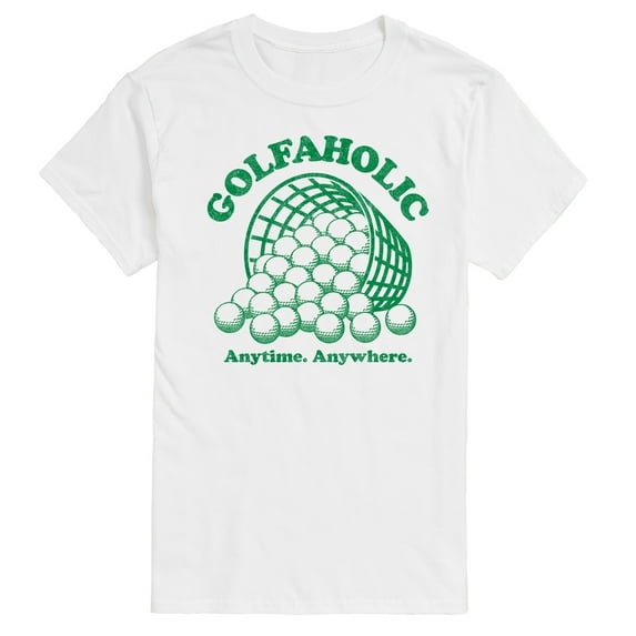 Instant Message - Golfaholic - Men's Short Sleeve Graphic T-shirt