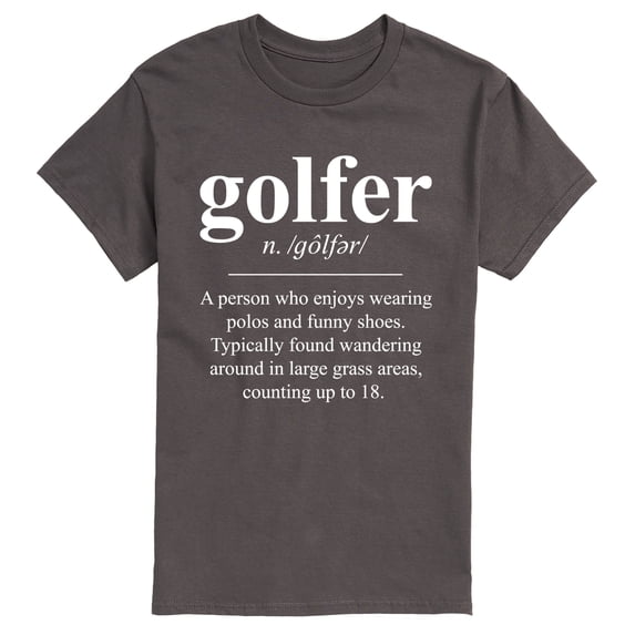 Instant Message - Golfer Definition Short Sleeve Graphic T-Shirt