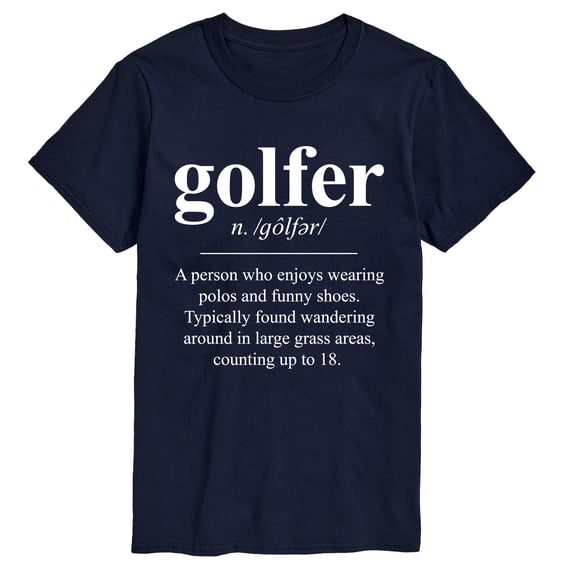 Instant Message - Golfer Definition Short Sleeve Graphic T-Shirt