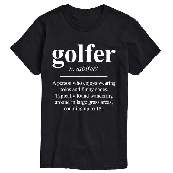Instant Message - Golfer Definition Short Sleeve Graphic T-Shirt