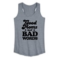 thumbnail image 1 of Instant Message - Good Moms Say Bad Words - Women's Racerback Tank Top, 1 of 6