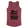 thumbnail image 1 of Instant Message - Good Moms Say Bad Words Graphic Racerback Tank, 1 of 6