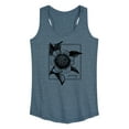 thumbnail image 1 of Instant Message - Good Morning With Flower - Women's Racerback Tank Top, 1 of 6