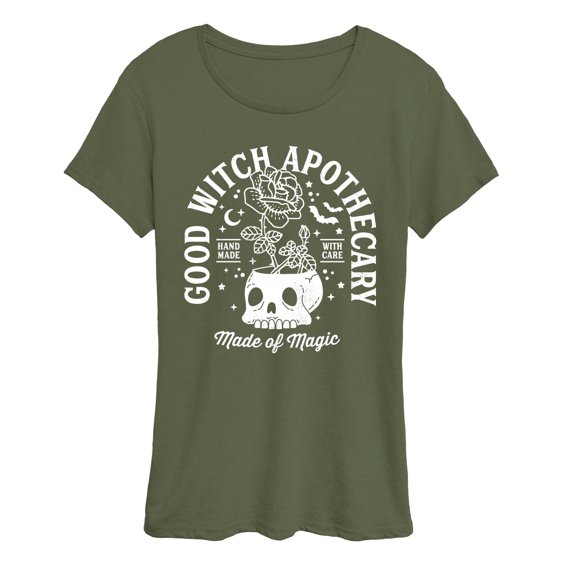 Instant Message - Good Witch Apothecary - Women's Short Sleeve Graphic T-Shirt
