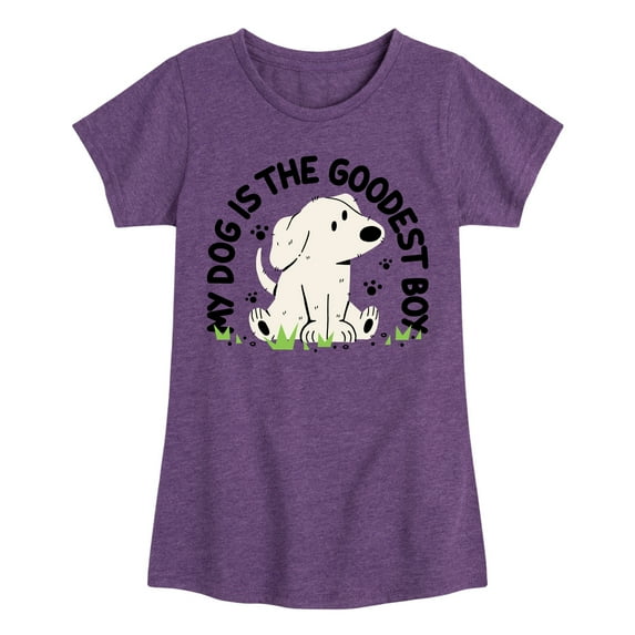 Instant Message - Goodest Boy - Toddler & Youth Girls Short Sleeve Graphic T-Shirt