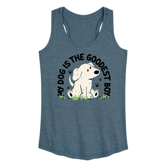 Instant Message - Goodest Boy - Women's Racerback Tank Top