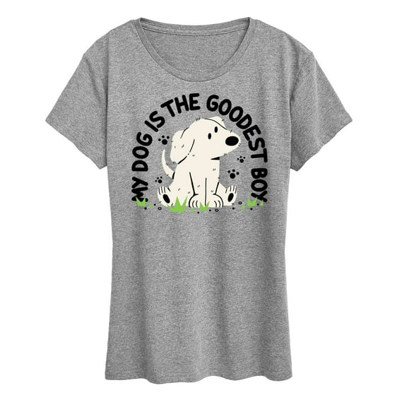 Instant Message - Goodest Boy - Women's Raglan Graphic T-Shirt