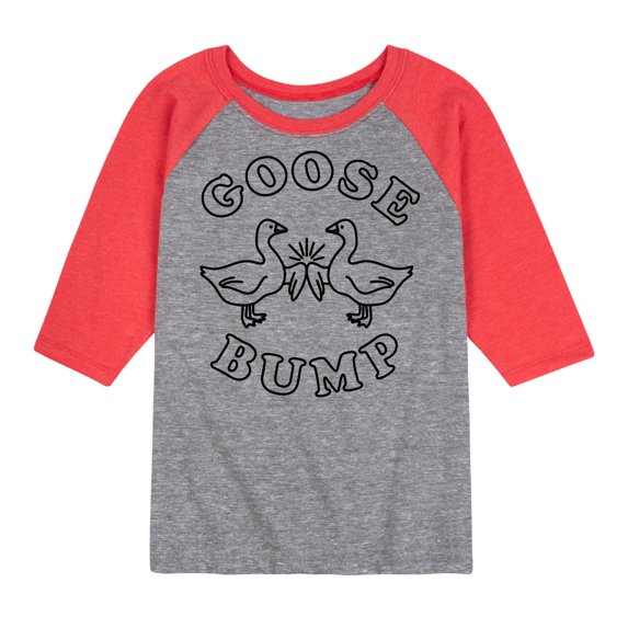 Instant Message - Goose Bump - Toddler & Youth Raglan Graphic T-Shirt