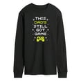 thumbnail image 1 of Instant Message - Got Game Dad  - Men's Long Sleeve T-Shirt, 1 of 6