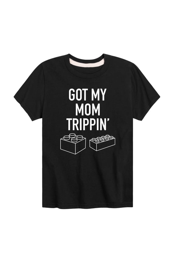 - Got My Mom Trippin  - Toddler And Youth Short Sleeve Graphic T-Shirt