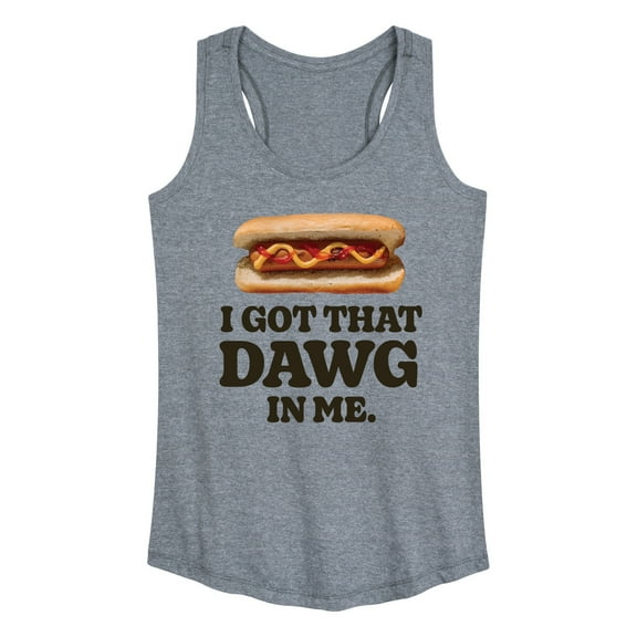 Instant Message - Got That Dawg In Me - Women's Racerback Tank Top