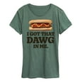 thumbnail image 1 of Instant Message - Got That Dawg In Me - Women's Short Sleeve Graphic T-Shirt, 1 of 6