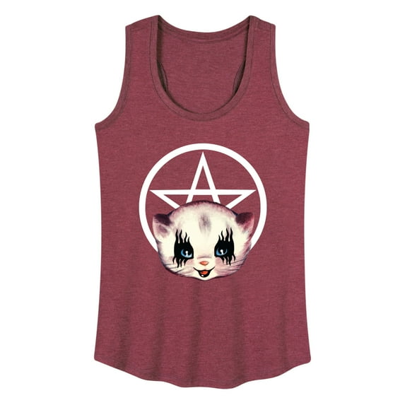 Instant Message - Goth Kitten - Women's Racerback Tank Top