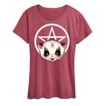 thumbnail image 1 of Instant Message - Goth Kitten - Women's Short Sleeve Graphic T-Shirt, 1 of 6