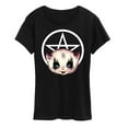 thumbnail image 1 of Instant Message - Goth Kitten - Women's Short Sleeve Graphic T-Shirt, 1 of 6