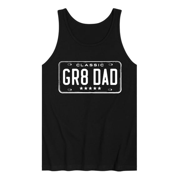Instant Message - Gr8 Dad License Plate - Men's Jersey Tank Top