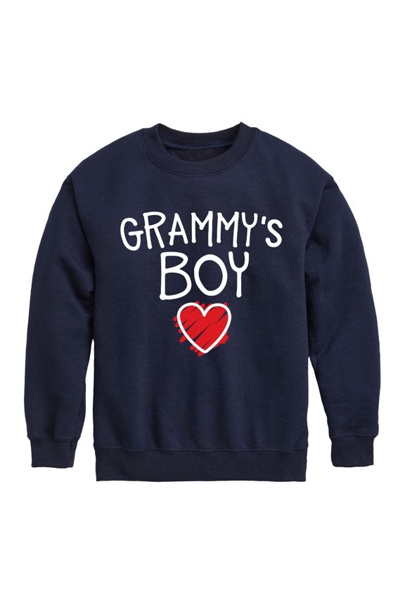 - Grammys Boy Graphic Long Sleeve Fleece Sweatshirt