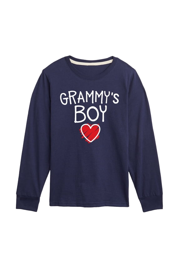 - Grammys Boy - Toddler And Youth Long Sleeve Graphic T-Shirt