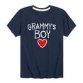 thumbnail image 1 of Instant Message - Grammys Boy - Toddler And Youth Short Sleeve Graphic T-Shirt, 1 of 5