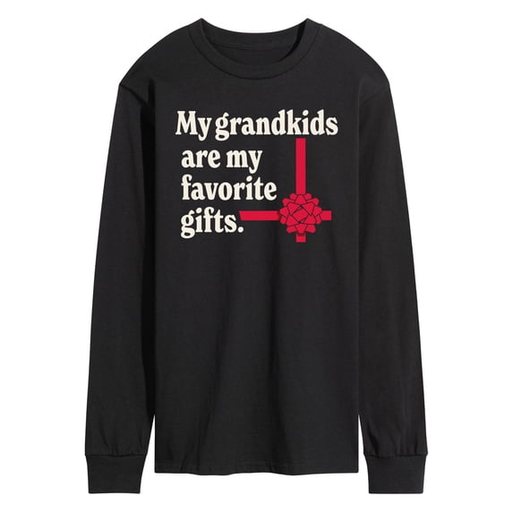 Instant Message - Grandkids Favorite Gift Long Sleeve Graphic T-Shirt