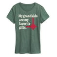 thumbnail image 1 of Instant Message - Grandkids Favorite Gift - Women's Short Sleeve Graphic T-Shirt, 1 of 5