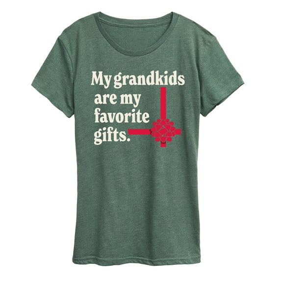 Instant Message - Grandkids Favorite Gift - Women's Short Sleeve Graphic T-Shirt
