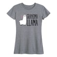 thumbnail image 1 of Instant Message - Grandma Llama - Women's Short Sleeve Graphic T-shirt, 1 of 5