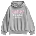 thumbnail image 1 of Instant Message - Grandma The Highest Honor - Women's Oversized Fleece Hoodie Sweatshirt, 1 of 4