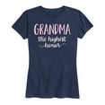 thumbnail image 1 of Instant Message - Grandma The Highest Honor - Women's Short Sleeve Graphic T-Shirt, 1 of 5