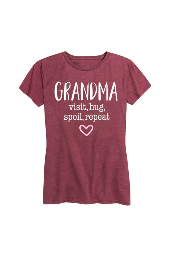 - Grandma Visit Hug - Women's Short Sleeve Graphic T-Shirt