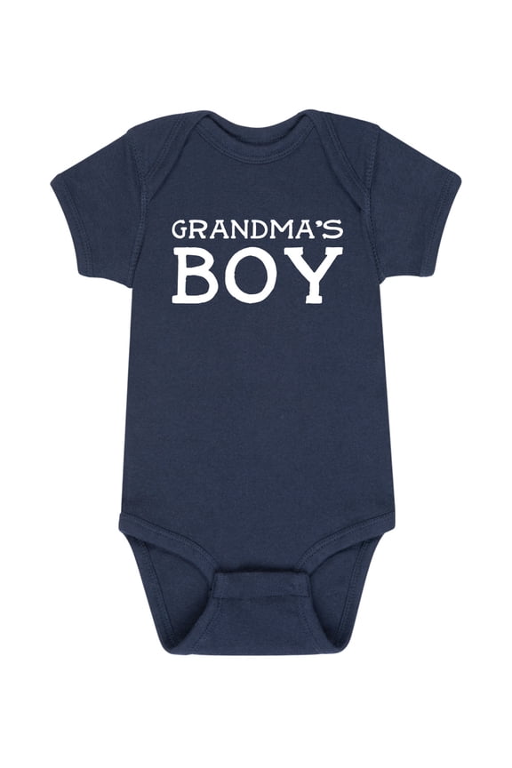 - Grandma's Boy Baby Graphic One Piece