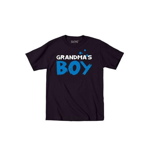 Instant Message - Grandma's Boy, Splatter -TODDLER SHORT SLEEVE TEE-2T
