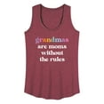thumbnail image 1 of Instant Message - Grandmas Moms Without Rules - Women's Racerback Tank Top, 1 of 6