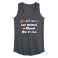 thumbnail image 1 of Instant Message - Grandmas Moms Without Rules - Women's Racerback Tank Top, 1 of 6