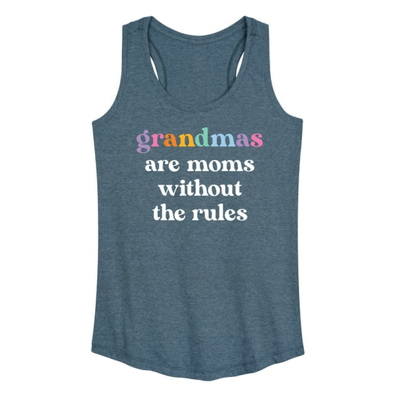 Instant Message - Grandmas Moms Without Rules - Women's Racerback Tank Top