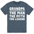 thumbnail image 1 of Instant Message - Grandpa Man Myth Legend Grandpa Shirt Gift - Men's Short Sleeve Graphic T-Shirt, 1 of 5