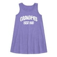 thumbnail image 1 of Instant Message - Grandpas Best Bud - Toddler & Youth Girls A-line Dress, 1 of 1