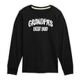 thumbnail image 1 of Instant Message - Grandpas Best Bud - Toddler & Youth Long Sleeve Graphic T-Shirt, 1 of 6