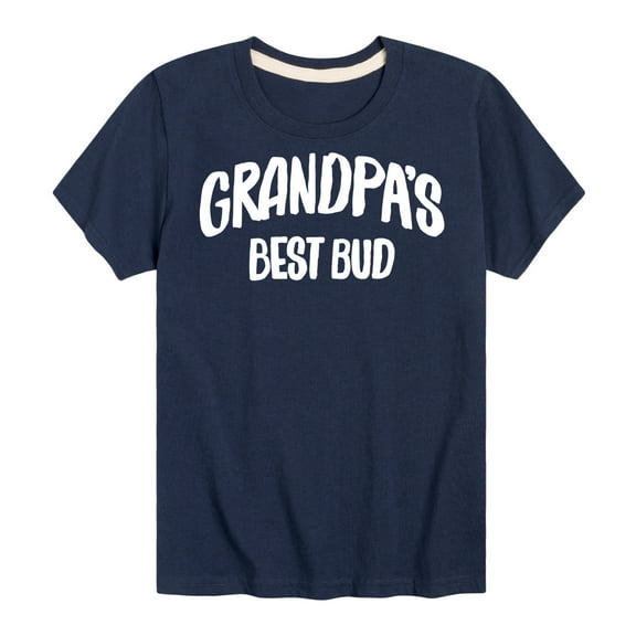 Instant Message - Grandpas Best Bud - Toddler & Youth Short Sleeve Graphic T-Shirt