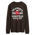 thumbnail image 1 of Instant Message - Grandpas Christmas Cocoa Shop - Men's Long Sleeve Graphic T-Shirt, 1 of 4