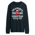 thumbnail image 1 of Instant Message - Grandpas Christmas Cocoa Shop - Men's Long Sleeve Graphic T-Shirt, 1 of 5