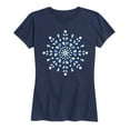 thumbnail image 1 of Instant Message - Graphic Snowflake - Women's Short Sleeve Graphic T-Shirt, 1 of 5