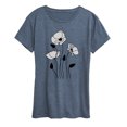 thumbnail image 1 of Instant Message - Gray Poppies Short Sleeve Graphic T-Shirt, 1 of 5