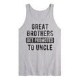 thumbnail image 1 of Instant Message - Great Brothers Get Promoted To Uncle - Men's Jersey Tank, 1 of 5