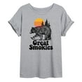 thumbnail image 1 of Instant Message - Great Smokies - Women's Oversized Graphic T-shirt, 1 of 5