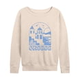 thumbnail image 1 of Instant Message - Greece - Women's Lightweight French Terry Long Sleeve Shirt, 1 of 6