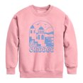 thumbnail image 1 of Instant Message - Greece Graphic Long Sleeve Fleece Sweatshirt, 1 of 4