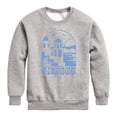 thumbnail image 1 of Instant Message - Greece Graphic Long Sleeve Fleece Sweatshirt, 1 of 5