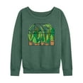 thumbnail image 1 of Instant Message - Greenhouse With Plants - Women's Lightweight French Terry Long Sleeve Shirt, 1 of 6