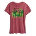 thumbnail image 1 of Instant Message - Greenhouse With Plants - Women's Short Sleeve Graphic T-Shirt, 1 of 6